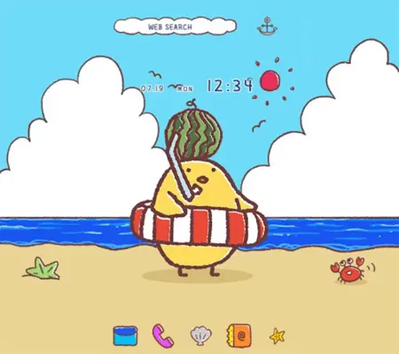 Chick in Summer Theme android App screenshot 4